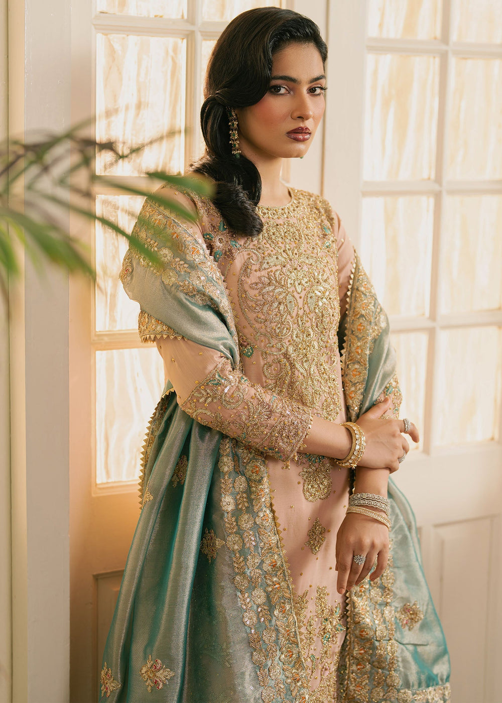 Haseens | Nawabzadi Formals | Baaha by Haseens - Designer Dress  - Type : Ladies Clothes - Available at Libayah - 100% Original 