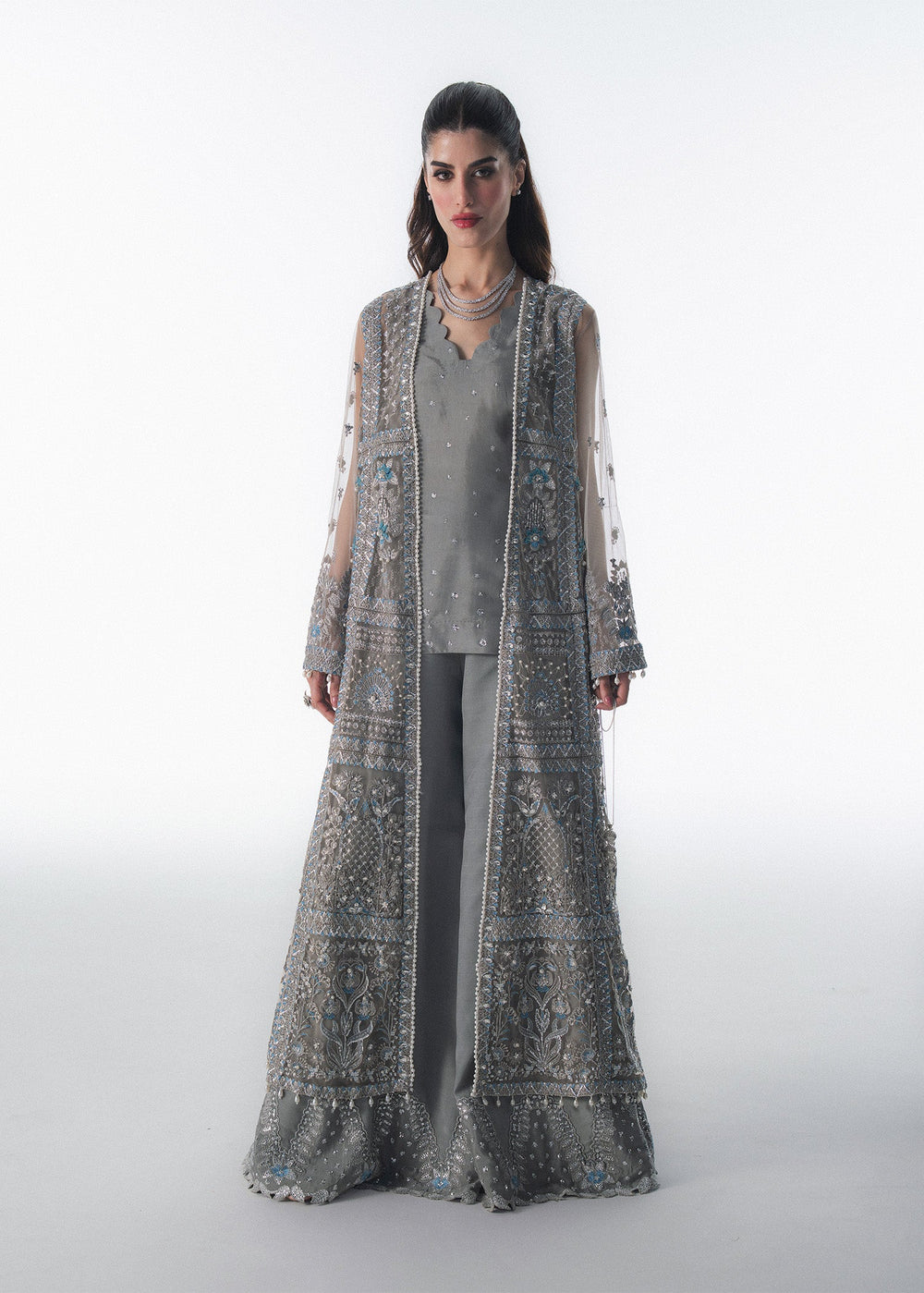 Sadaf Fawad Khan | Festive 25 | Overcast Whisper by Sadaf Fawad Khan - Designer Dress  - Type : Ladies Clothes - Available at Libayah - 100% Original 