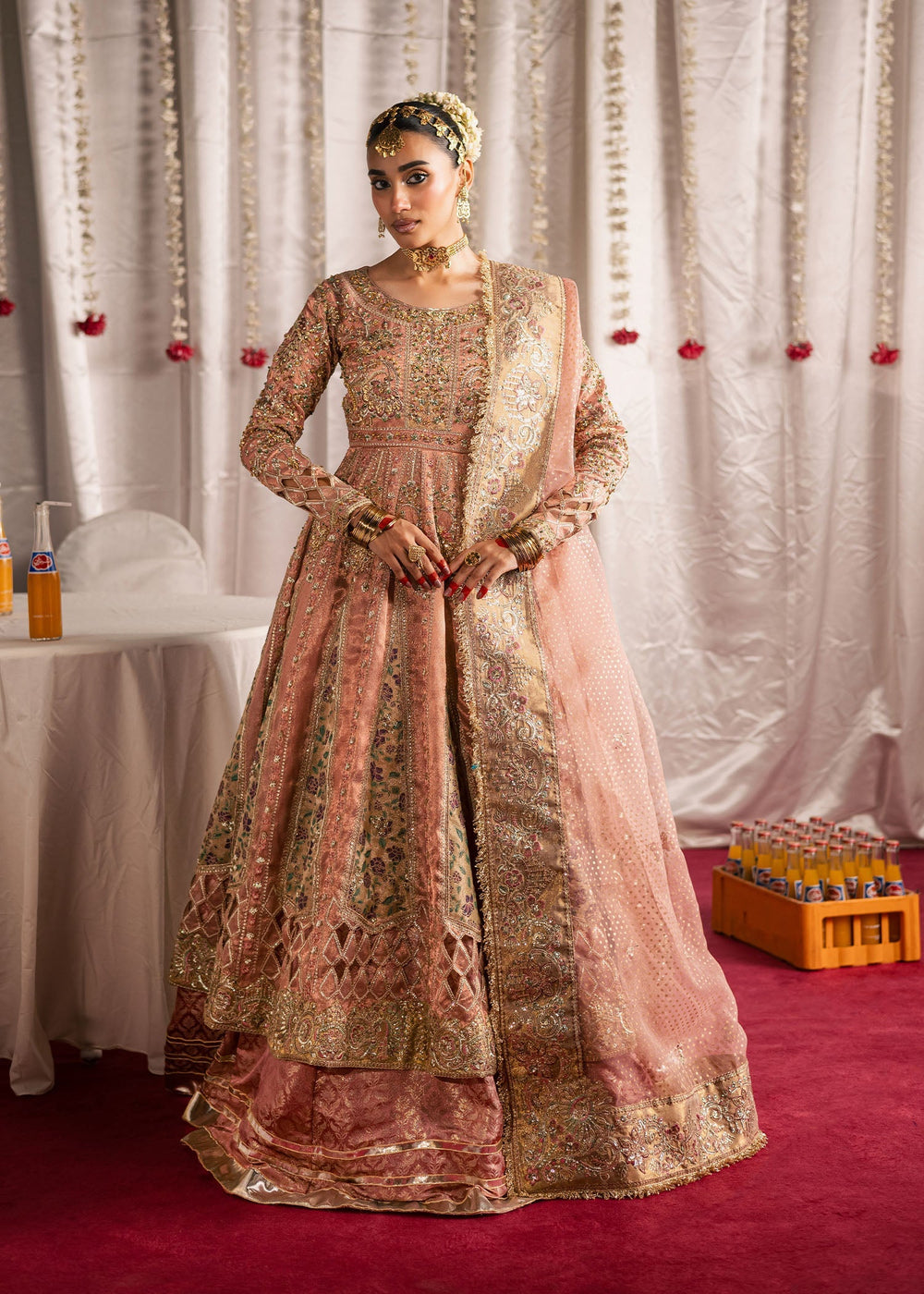 Maria Osama Khan | Jhil Mil Wedding Festive | Shehnai - Maria Osama by Maria Osama Khan - Designer Dress  - Type : Ladies Clothes - Available at Libayah - 100% Original 