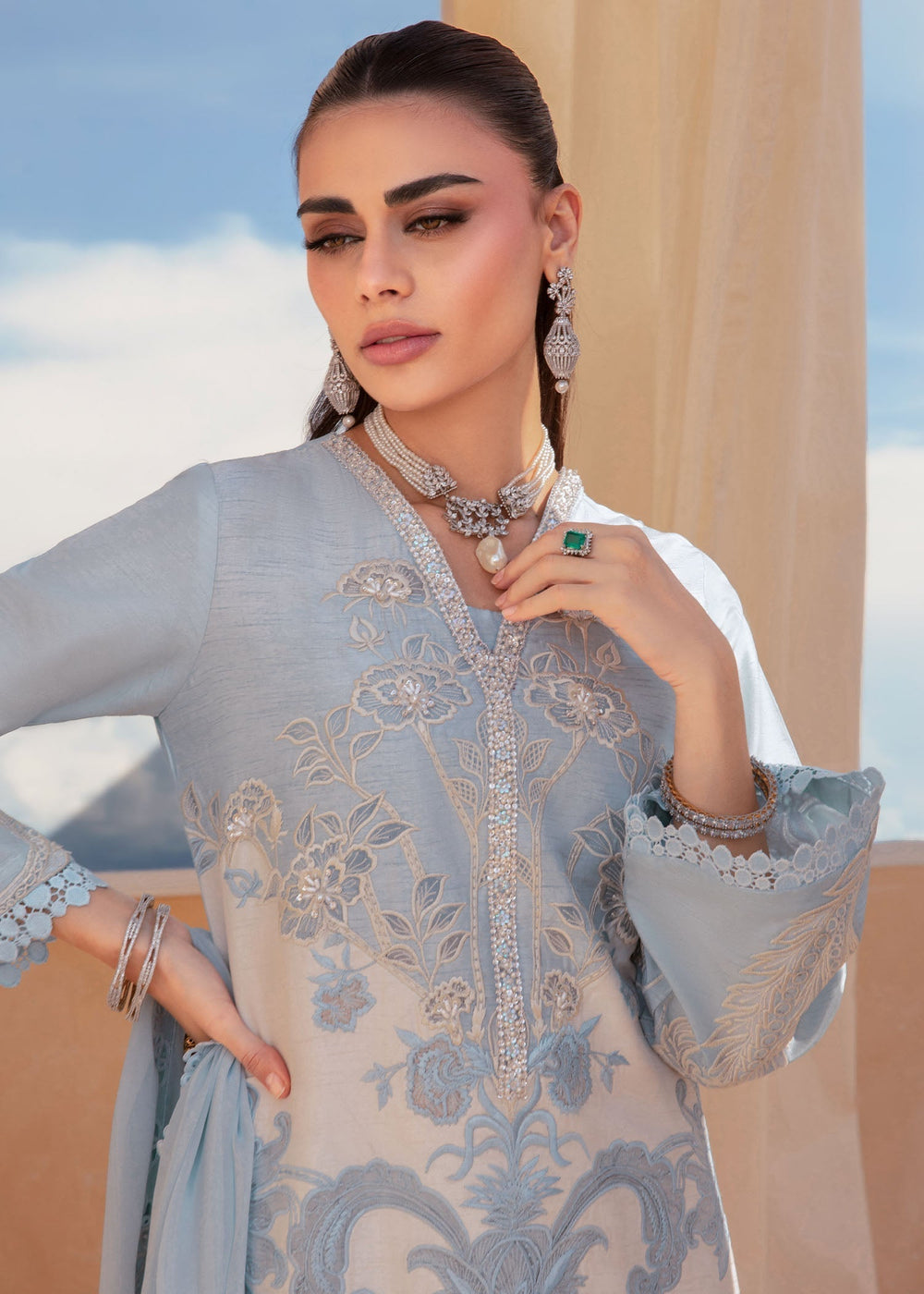 Saira Shakira | Rosea Casual Pret 25 | Keshi by Saira Shakira - Designer Dress  - Type : Ladies Clothes - Available at Libayah - 100% Original 