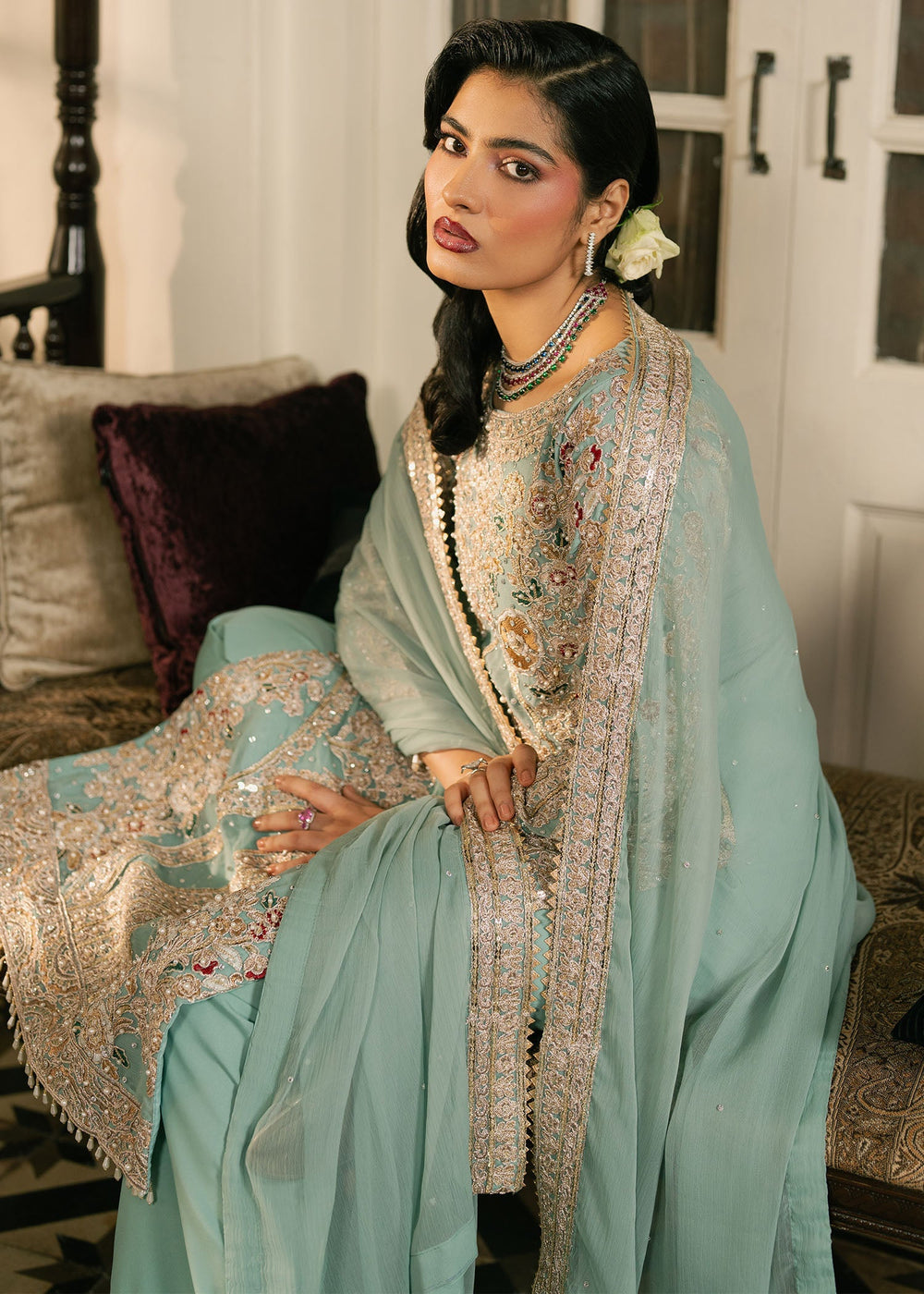 Haseens | Nawabzadi Formals |  Sarveen by Haseens - Designer Dress  - Type : Ladies Clothes - Available at Libayah - 100% Original 