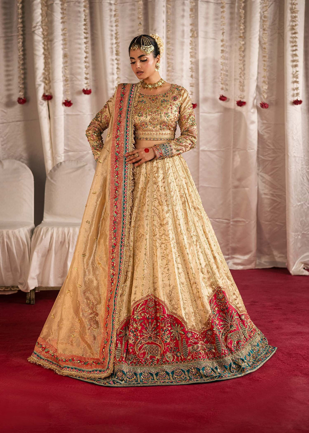 Maria Osama Khan | Jhil Mil Wedding Festive | Danak - Maria Osama by Maria Osama Khan - Designer Dress  - Type : Ladies Clothes - Available at Libayah - 100% Original 