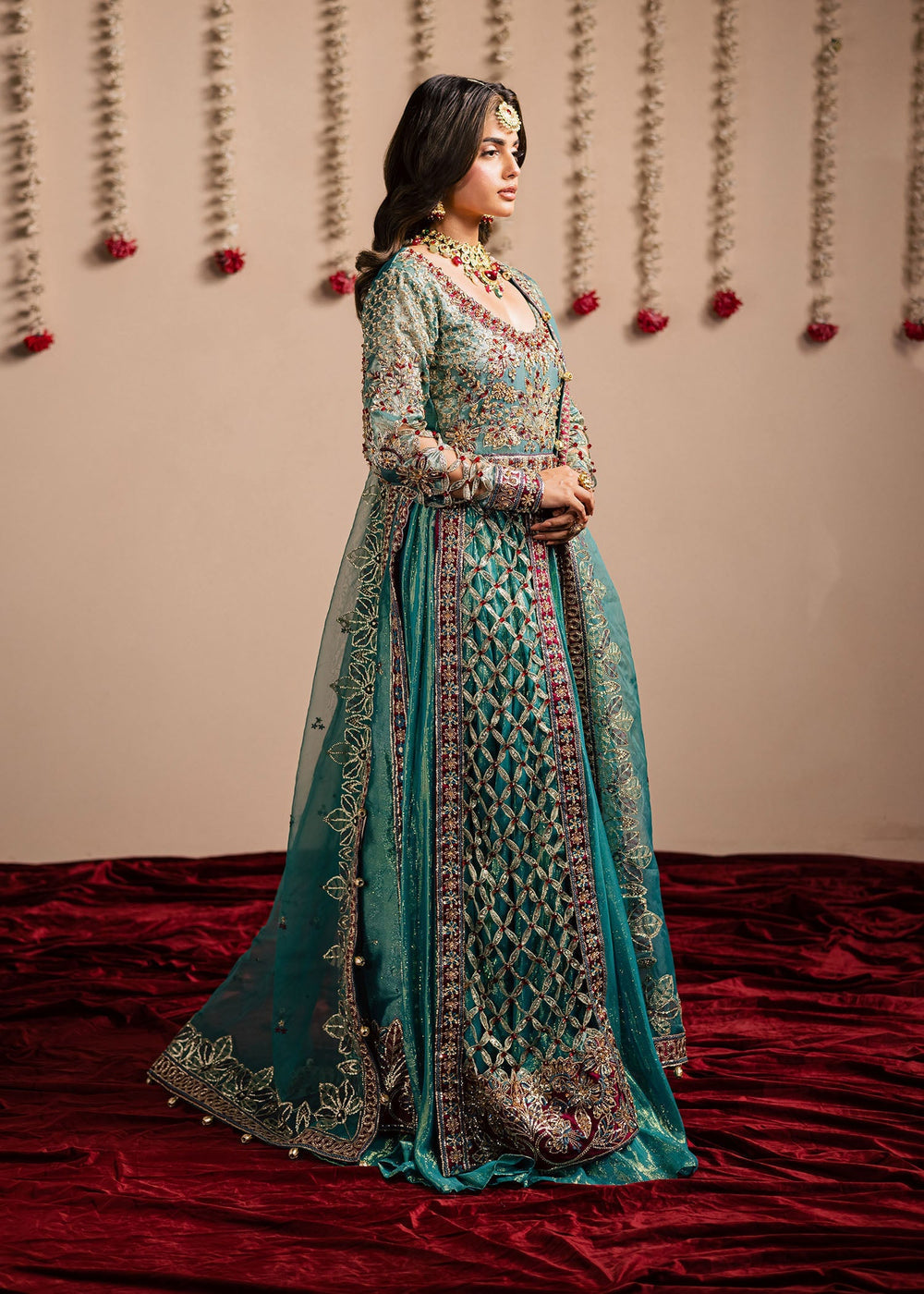 Maria Osama Khan | Jhil Mil Wedding Festive | Chamkeli - Maria Osama by Maria Osama Khan - Designer Dress  - Type : Ladies Clothes - Available at Libayah - 100% Original 