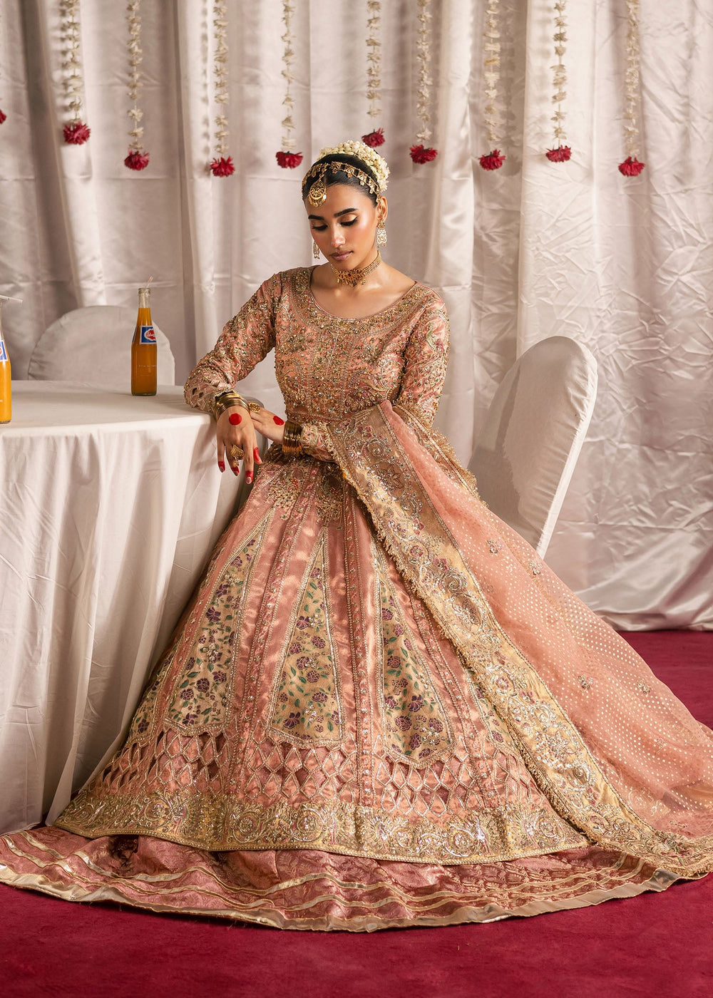 Maria Osama Khan | Jhil Mil Wedding Festive | Shehnai - Maria Osama by Maria Osama Khan - Designer Dress  - Type : Ladies Clothes - Available at Libayah - 100% Original 