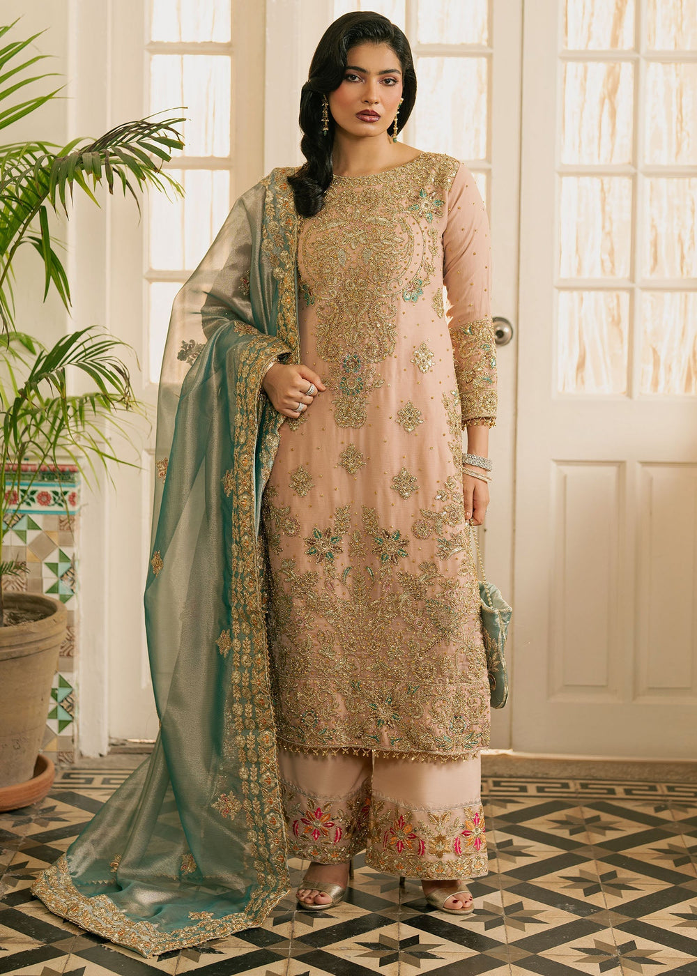 Haseens | Nawabzadi Formals | Baaha by Haseens - Designer Dress  - Type : Ladies Clothes - Available at Libayah - 100% Original 