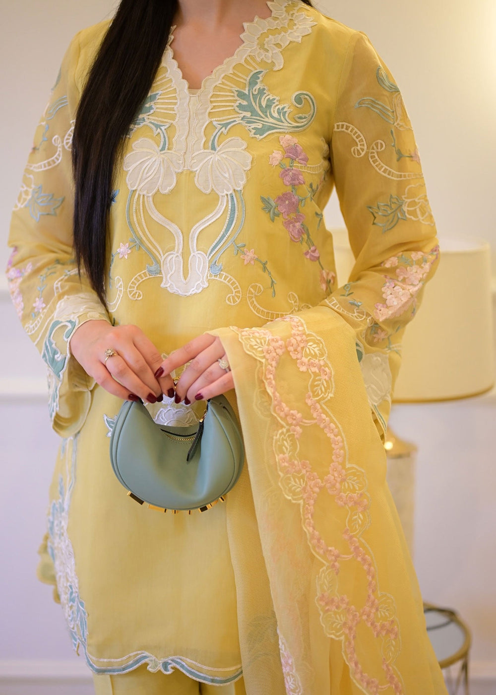 Saira Shakira | Rosea Casual Pret 25 | Dandelion Hues by Saira Shakira - Designer Dress  - Type : Ladies Clothes - Available at Libayah - 100% Original 