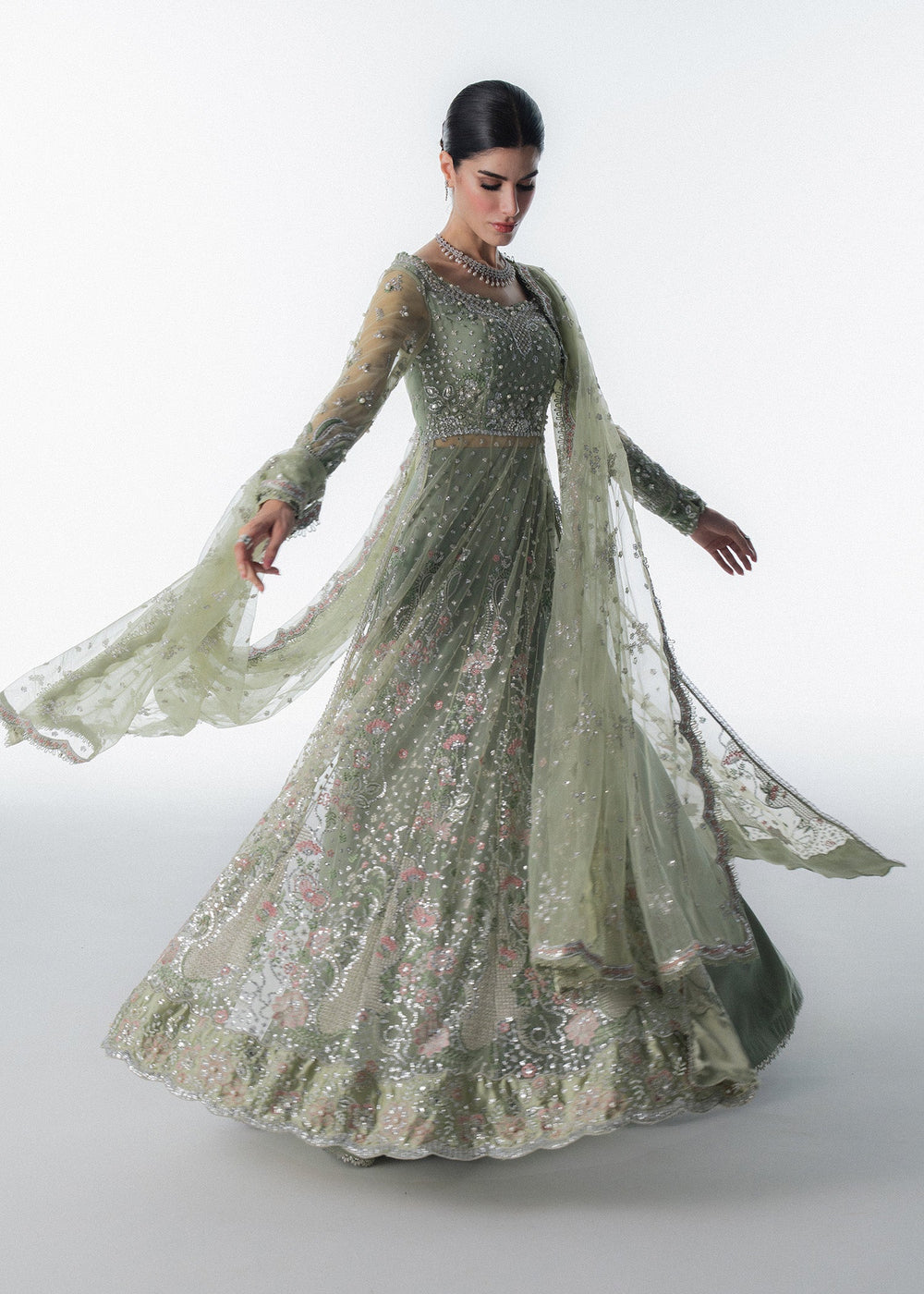 Sadaf Fawad Khan | Festive 25 | Seafoam by Sadaf Fawad Khan - Designer Dress  - Type : Ladies Clothes - Available at Libayah - 100% Original 