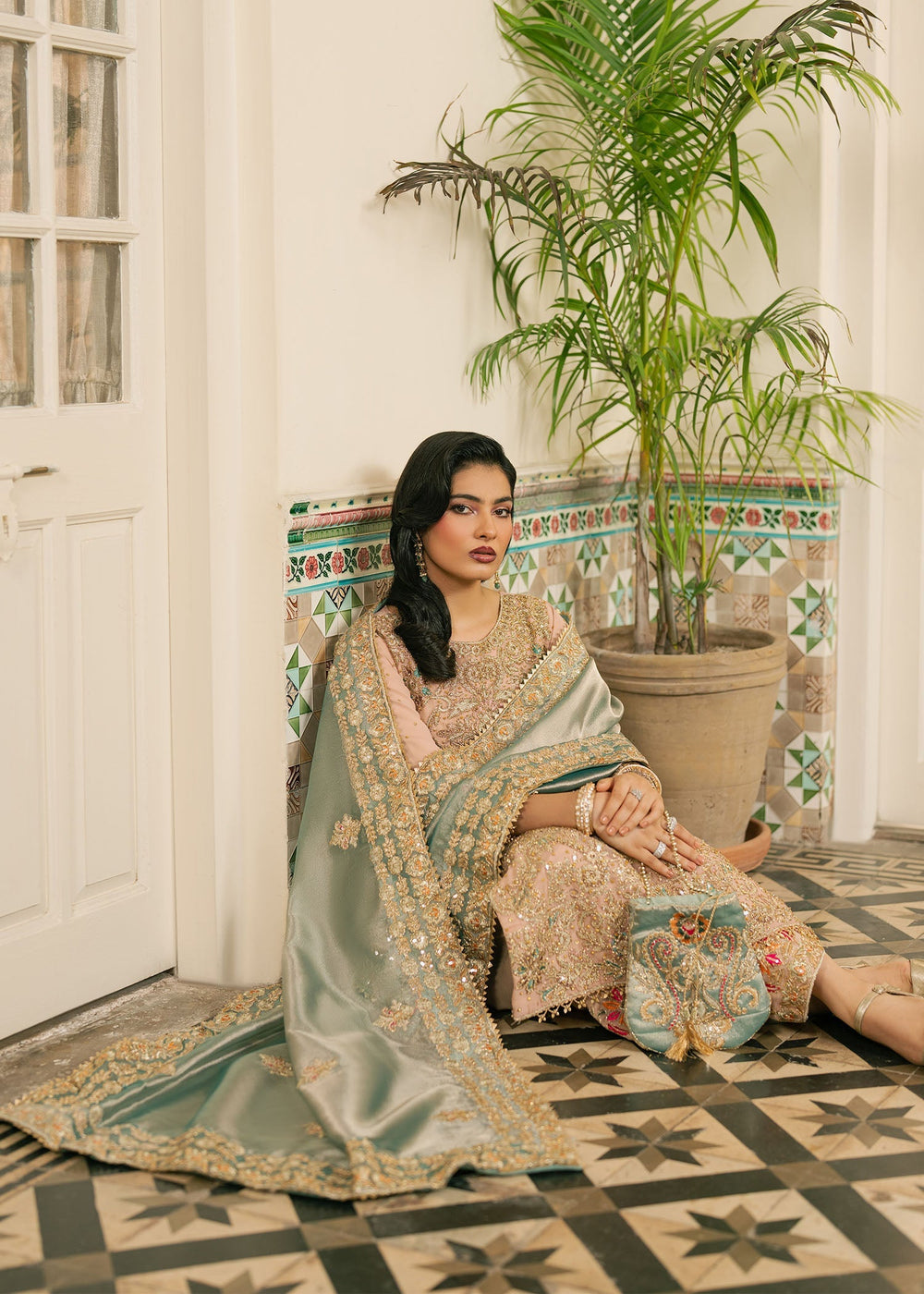 Haseens | Nawabzadi Formals | Baaha by Haseens - Designer Dress  - Type : Ladies Clothes - Available at Libayah - 100% Original 