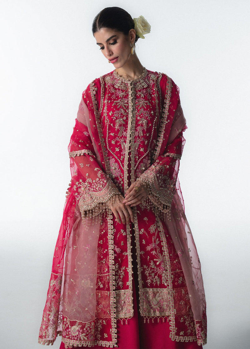 Sadaf Fawad Khan | Festive 25 | Fuschia Rose by Sadaf Fawad Khan - Designer Dress  - Type : Ladies Clothes - Available at Libayah - 100% Original 