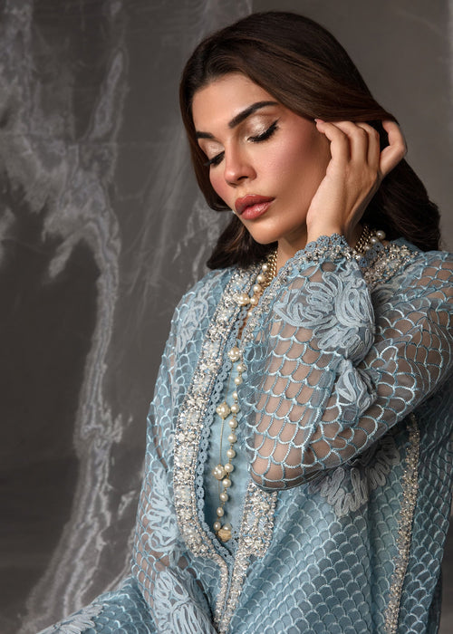 Saira Shakira | Zarae Luxury Pret | Cyan by Saira Shakira - Designer Dress  - Type : Ladies Clothes - Available at Libayah - 100% Original 