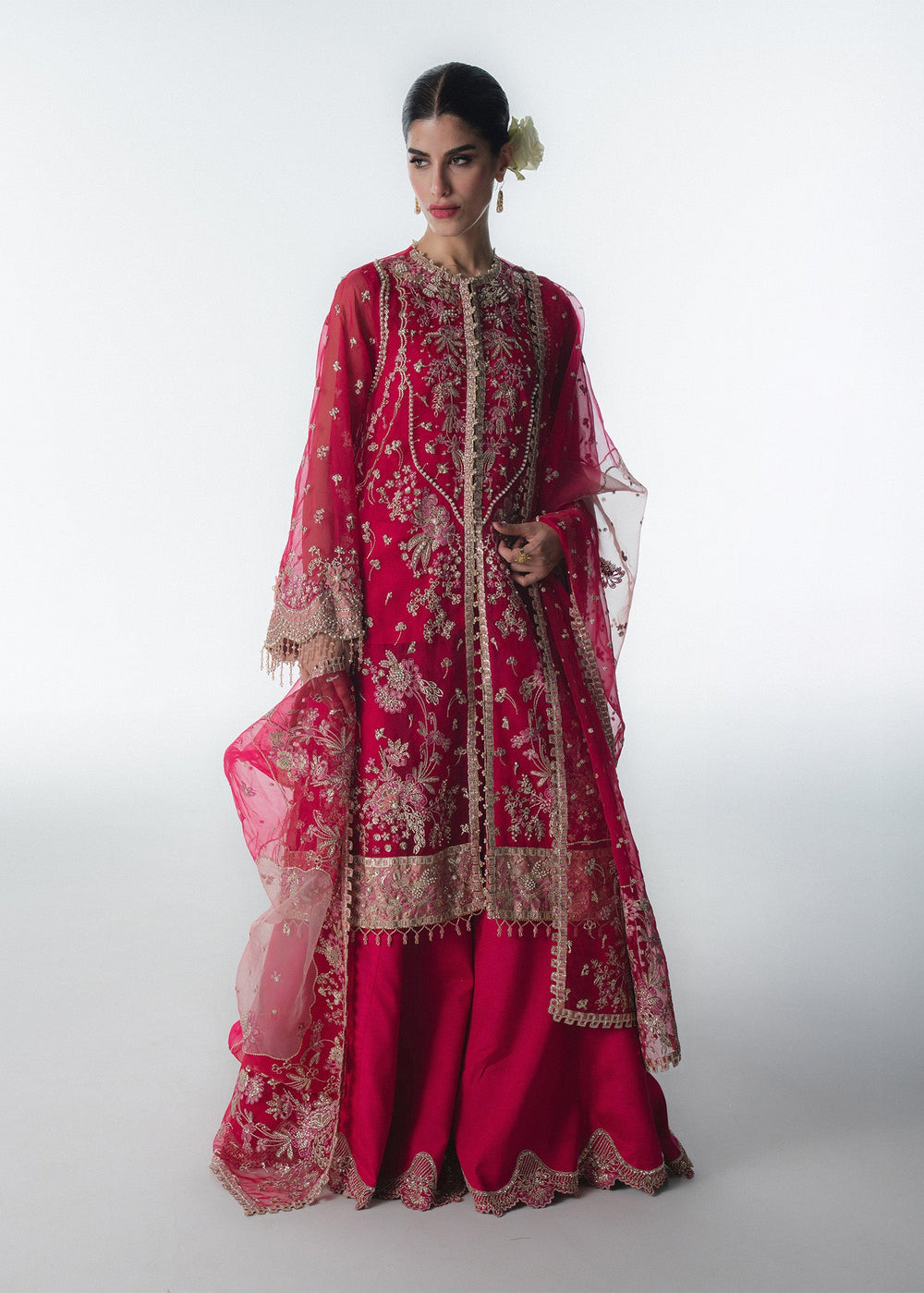 Sadaf Fawad Khan | Festive 25 | Fuschia Rose by Sadaf Fawad Khan - Designer Dress  - Type : Ladies Clothes - Available at Libayah - 100% Original 