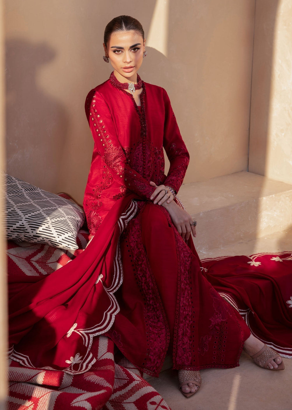 Saira Shakira | Rosea Casual Pret 25 | Izzy by Saira Shakira - Designer Dress  - Type : Ladies Clothes - Available at Libayah - 100% Original 