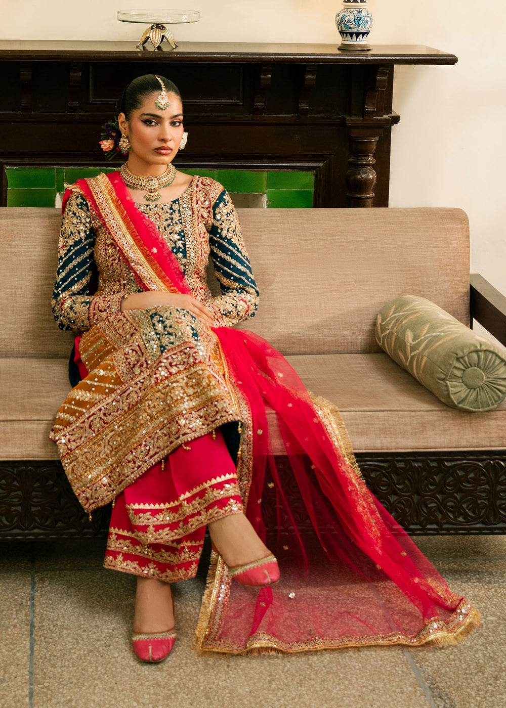 Haseens | Nawabzadi Formals |  Suroori by Haseens - Designer Dress  - Type : Ladies Clothes - Available at Libayah - 100% Original 