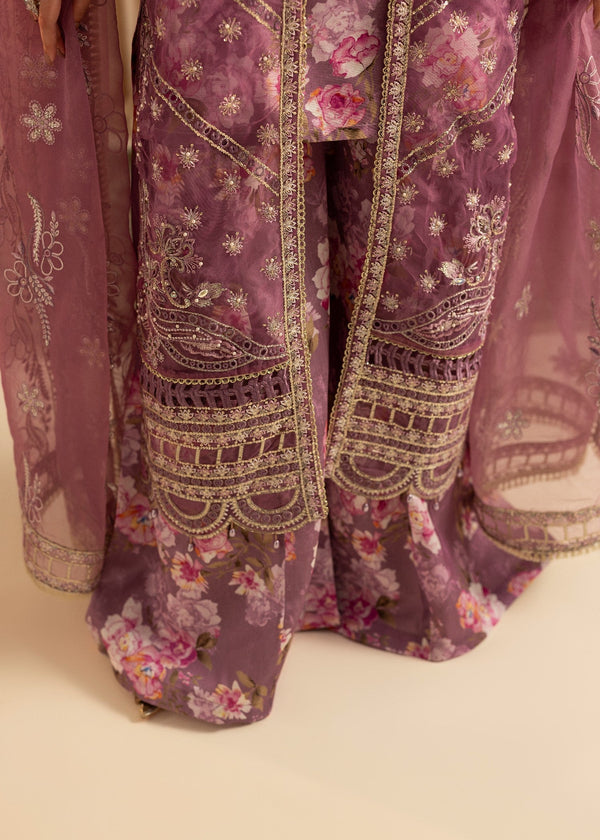 Maryum N Maria | Vasl Pret | UN-08 - LAVENDER by Diara Couture - Designer Dress - Type : Ladies Clothes - Available at Libayah - 100% Original 