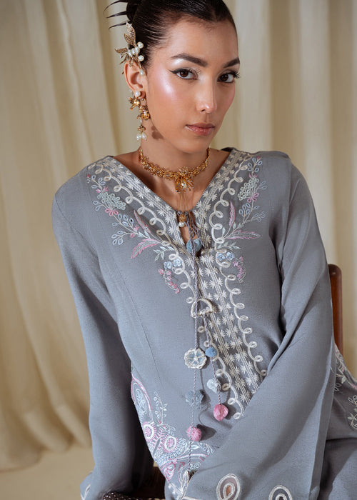 Sapphire Whisper – authentic Pakistani dress from the Saira Shakira Basic Pret 25 collection for women in the UK.