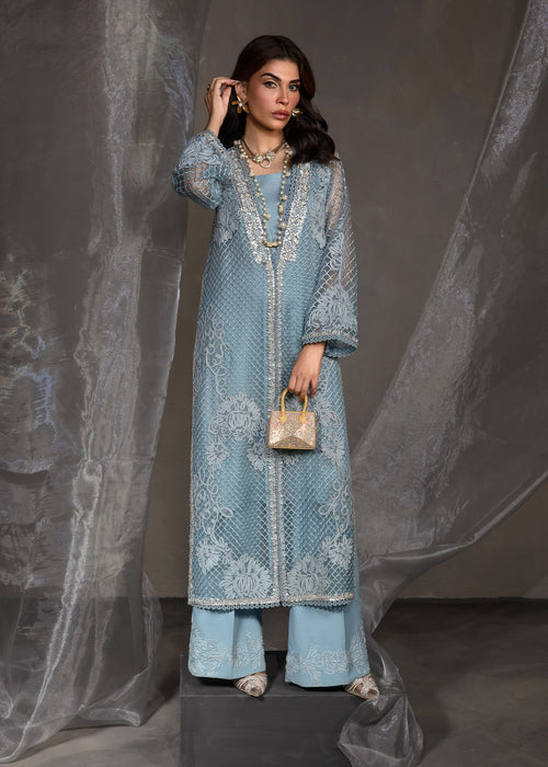 Saira Shakira | Zarae Luxury Pret | Cyan by Saira Shakira - Designer Dress  - Type : Ladies Clothes - Available at Libayah - 100% Original 