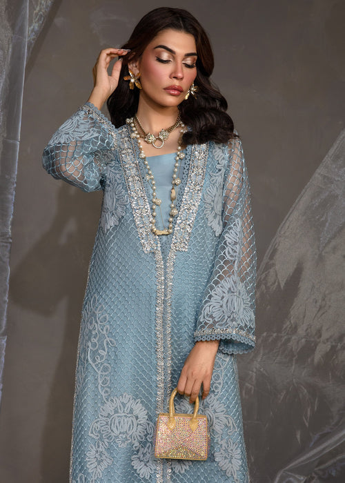 Saira Shakira | Zarae Luxury Pret | Cyan by Saira Shakira - Designer Dress  - Type : Ladies Clothes - Available at Libayah - 100% Original 