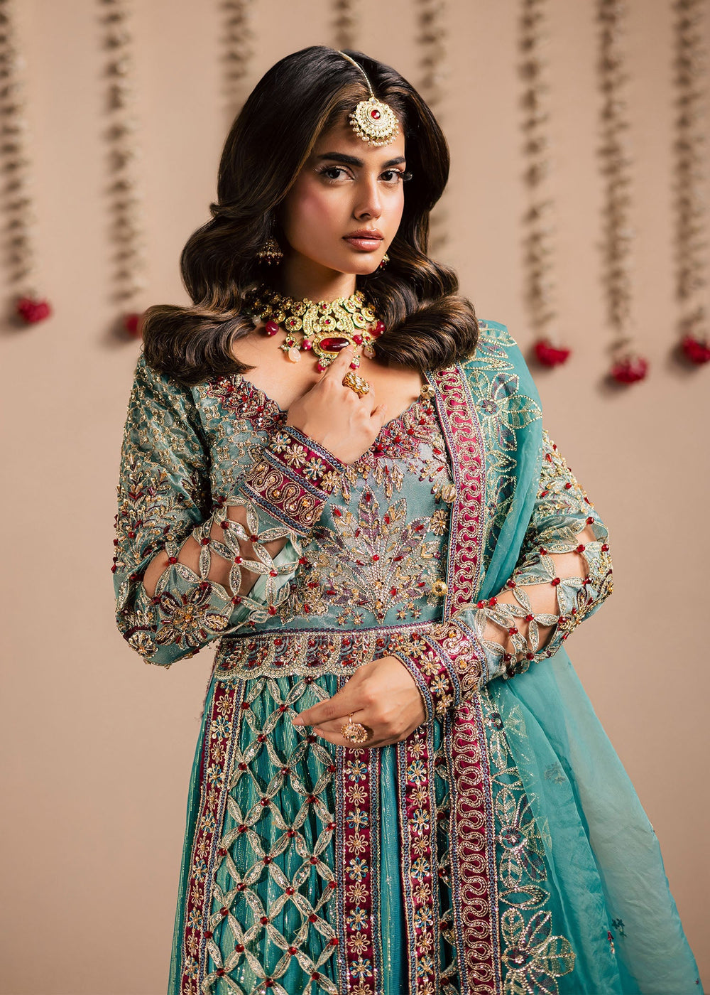 Maria Osama Khan | Jhil Mil Wedding Festive | Chamkeli - Maria Osama by Maria Osama Khan - Designer Dress  - Type : Ladies Clothes - Available at Libayah - 100% Original 