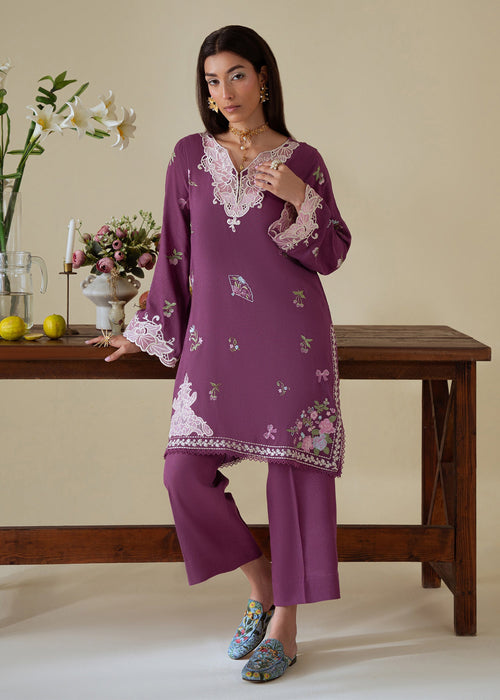 Mist – authentic Pakistani dress from the Saira Shakira Basic Pret 25 collection for women in the UK.