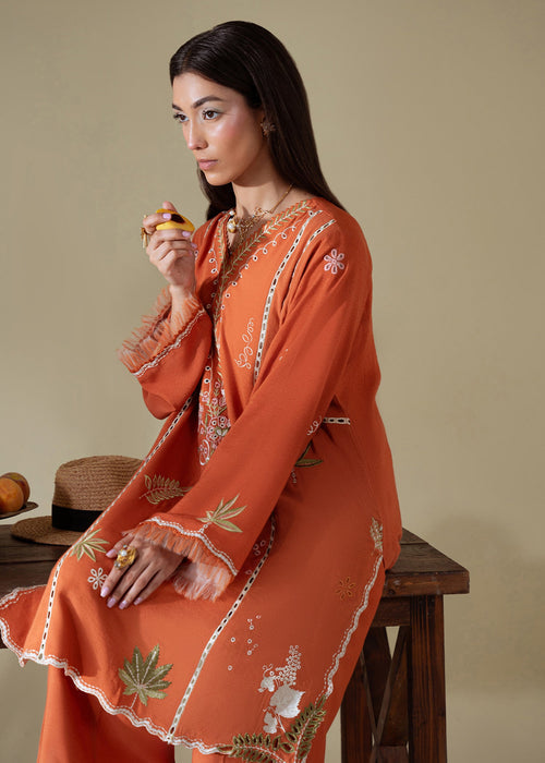 Amber Aura – authentic Pakistani dress from the Saira Shakira Basic Pret 25 collection for women in the UK.