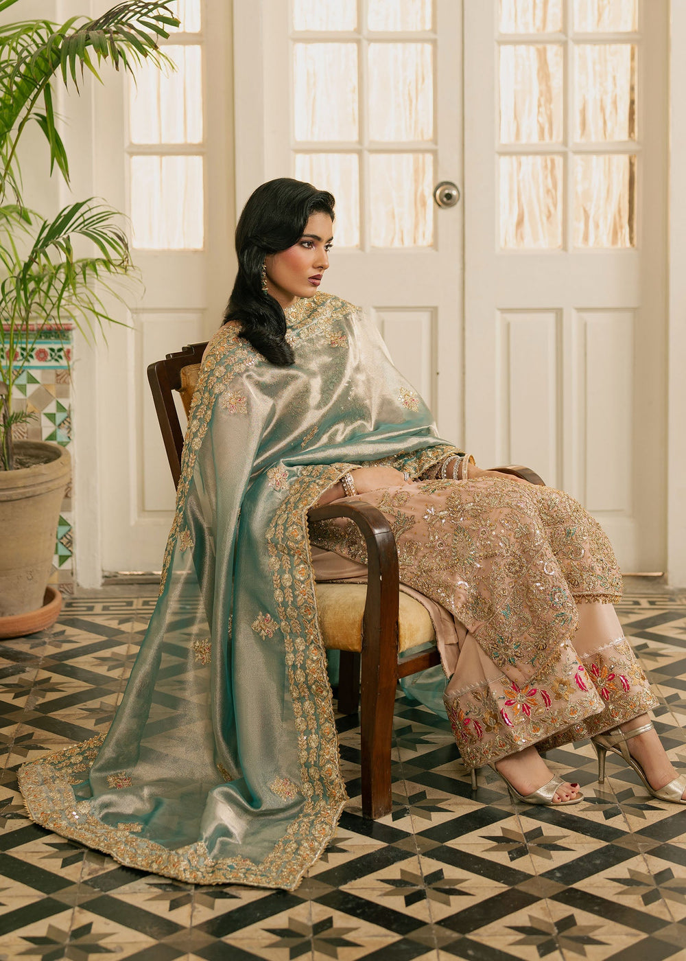 Haseens | Nawabzadi Formals | Baaha by Haseens - Designer Dress  - Type : Ladies Clothes - Available at Libayah - 100% Original 