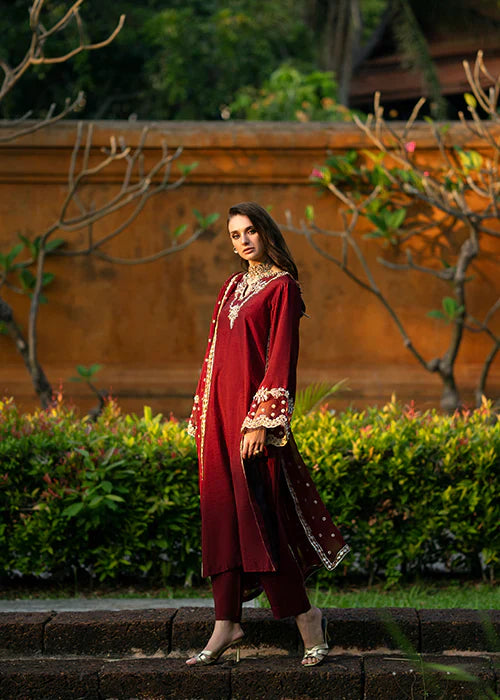 Mehak Yaqoob | Marvi Collection | Ruby by Mehak Yaqoob - Designer Dress - Type: Ladies Clothes - Available at Libayah - 100% Original