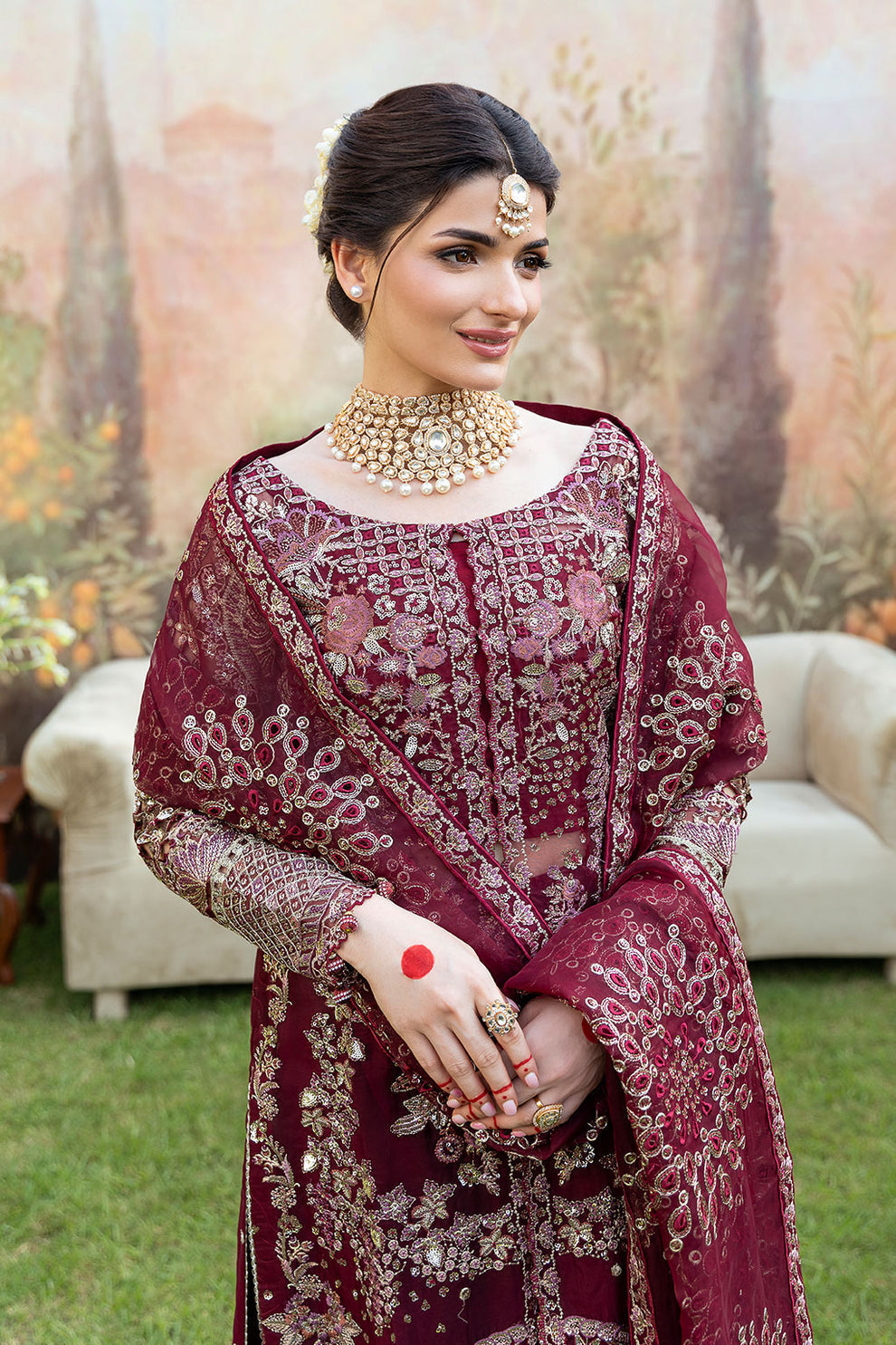 Shagna | Mehfil Festive Formals | SF-07-AMANAT - by Libayah - Registered Vendor of : Shagna - 100% Original Designer Dress