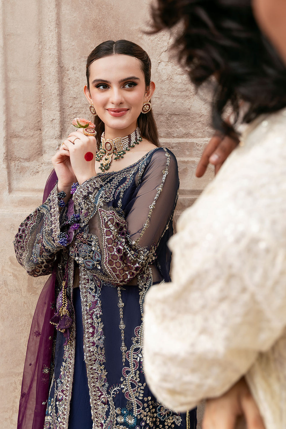 Shagna | Mehfil Festive Formals | SF-09-NEEL - by Libayah - Registered Vendor of : Shagna - 100% Original Designer Dress