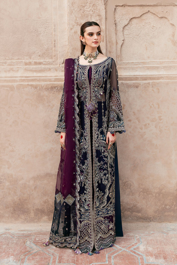 Shagna | Mehfil Festive Formals | SF-09-NEEL - by Libayah - Registered Vendor of : Shagna - 100% Original Designer Dress
