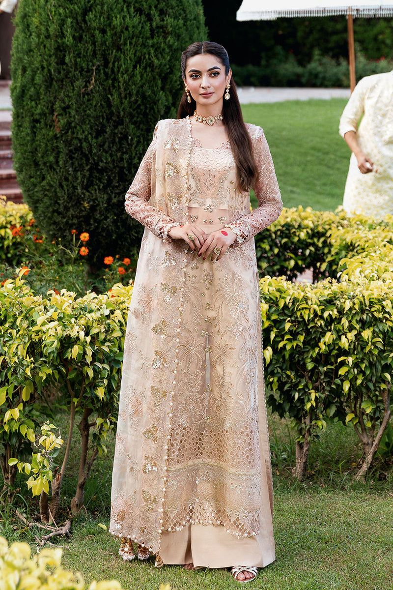 Shagna | Mehfil Festive Formals | SF-05- SUNDAL - by Libayah - Registered Vendor of : Shagna - 100% Original Designer Dress