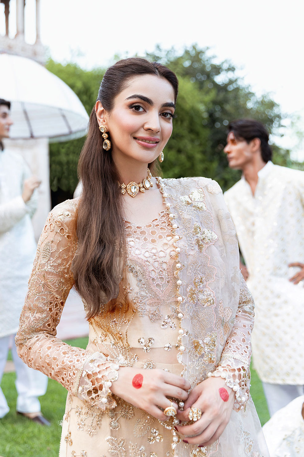 Shagna | Mehfil Festive Formals | SF-05- SUNDAL by Ramsha - Designer Dress  - Type : Ladies Clothes - Available at Libayah - 100% Original 