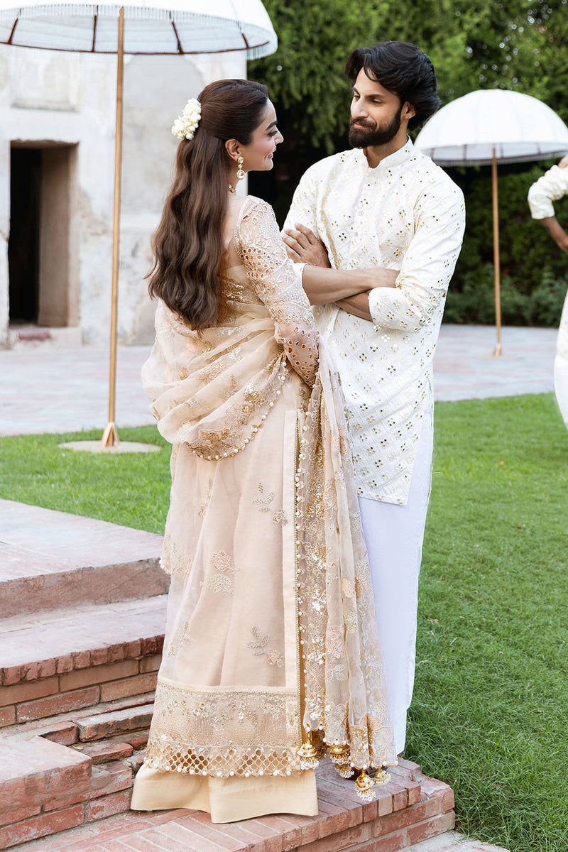 Shagna | Mehfil Festive Formals | SF-05- SUNDAL - by Libayah - Registered Vendor of : Shagna - 100% Original Designer Dress