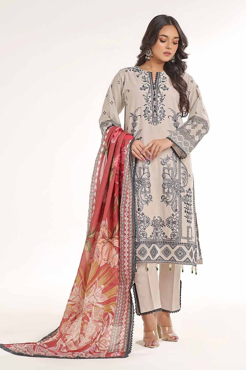 Gul Ahmed | MalMal Collection 24 | MFL-42004 by Gul Ahmed - Designer Dress - Type: Luxury - Available at Libayah - 100% Original