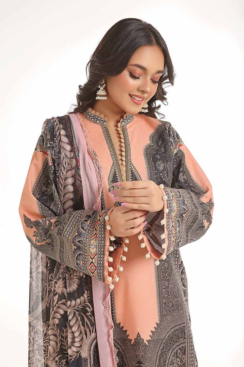 Gul Ahmed | MalMal Collection 24 | MFL-42008 by Gul Ahmed - Designer Dress - Type: Luxury - Available at Libayah - 100% Original