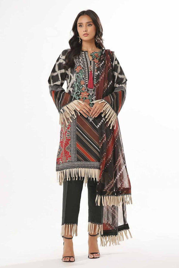 Gul Ahmed | MalMal Collection 24 | MFL-42009 by Gul Ahmed - Designer Dress - Type: Luxury - Available at Libayah - 100% Original