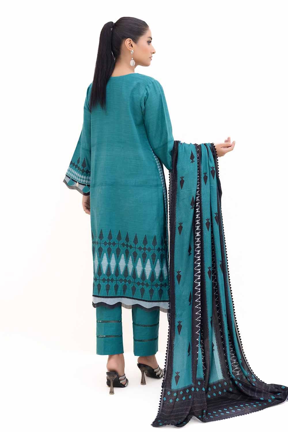 Gul Ahmed | Winter Collection 24 | Pashmina Dupatta MJ-42058 by Gul Ahmed - Designer Dress - Type: Ladies Clothes - Available at Libayah - 100% Original