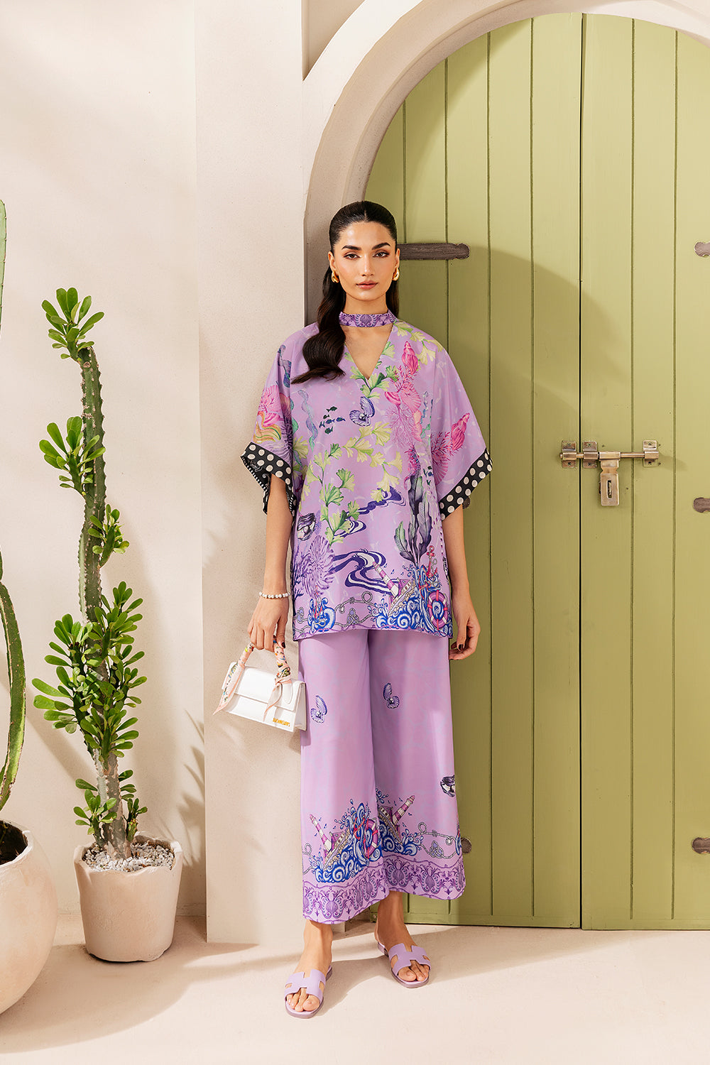 LILAC LUSH - SRSP-25-10 – authentic Pakistani dress from the Saira Rizwan Silk Coords 25 collection for women in the UK.