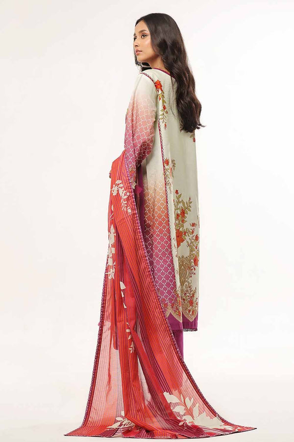 Gul Ahmed | MalMal Collection 24 | ML-42001 by Gul Ahmed - Designer Dress - Type: Luxury - Available at Libayah - 100% Original