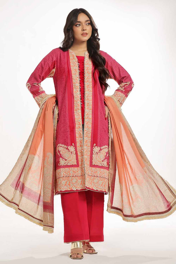 Gul Ahmed | MalMal Collection 24 | ML-42013 by Gul Ahmed - Designer Dress - Type: Luxury - Available at Libayah - 100% Original