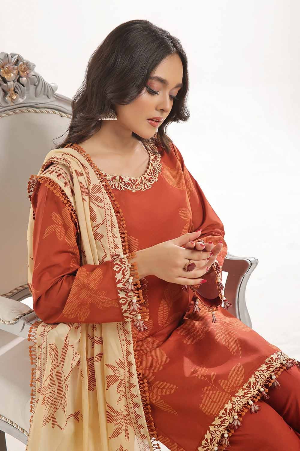 Gul Ahmed | MalMal Collection 24 | ML-42019 by Gul Ahmed - Designer Dress - Type: Luxury - Available at Libayah - 100% Original