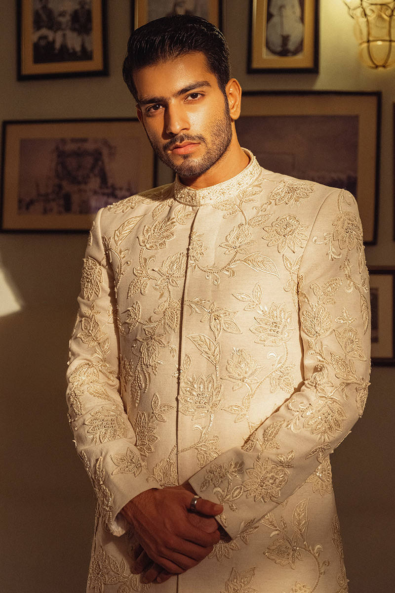 Pakistani Menswear | MNR-AROOJ by Libayah Ltd. - Designer Dress - Type: Menswear - Available at Libayah - 100% Original