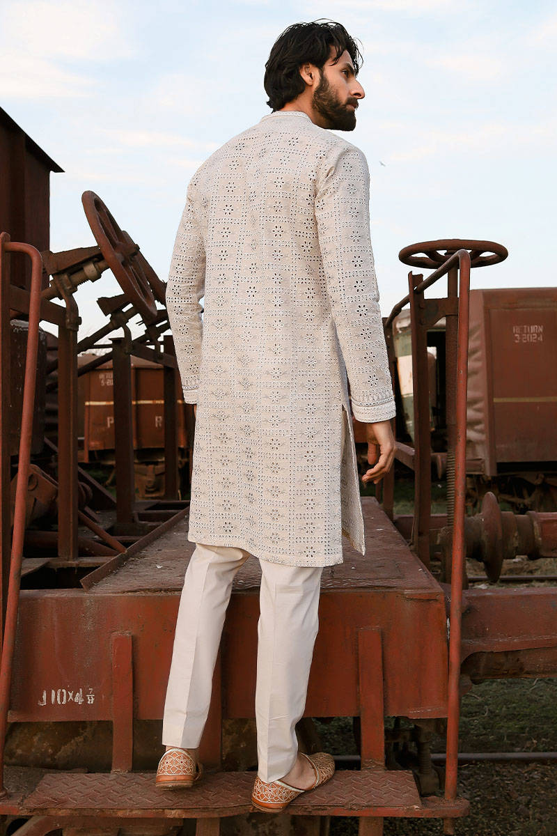 Pakistani Menswear | MNR-ROSHAAN by Libayah Ltd. - Designer Dress - Type: Menswear - Available at Libayah - 100% Original