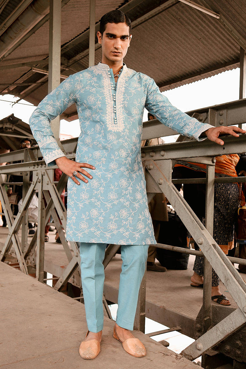 Pakistani Menswear | MNR-RAHBAR by Libayah Ltd. - Designer Dress - Type: Menswear - Available at Libayah - 100% Original