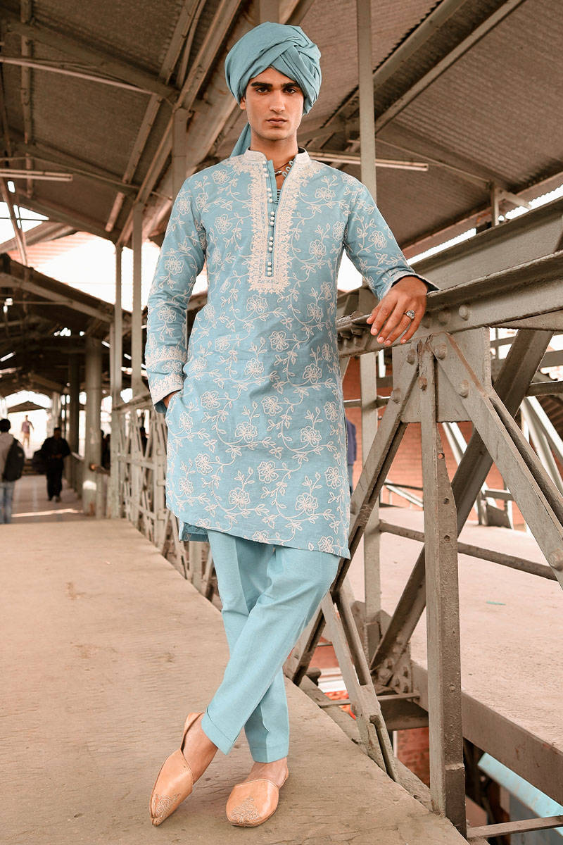 Pakistani Menswear | MNR-RAHBAR by Libayah Ltd. - Designer Dress - Type: Menswear - Available at Libayah - 100% Original