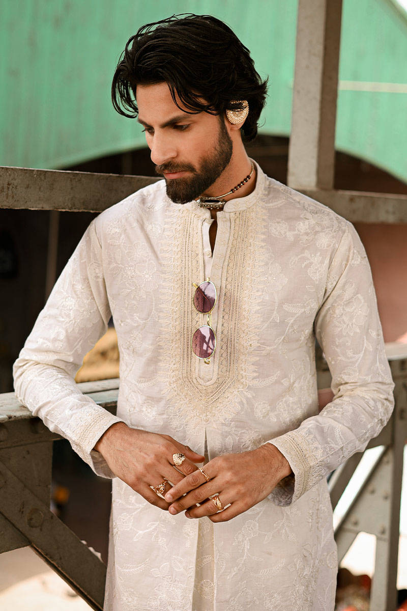 Pakistani Menswear | MNR-BAHRAM by Libayah Ltd. - Designer Dress - Type: Menswear - Available at Libayah - 100% Original