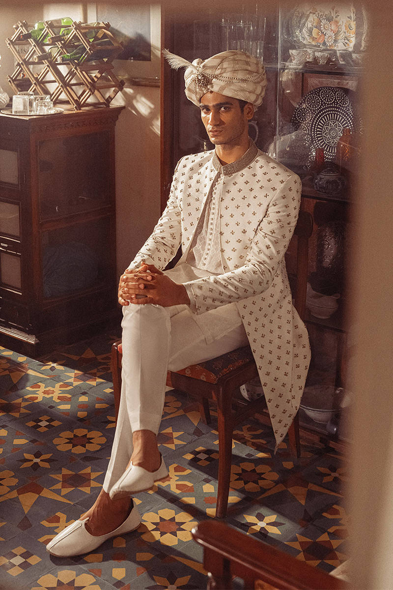 Pakistani Menswear | MNR-ASRAR by Libayah Ltd. - Designer Dress - Type: Menswear - Available at Libayah - 100% Original