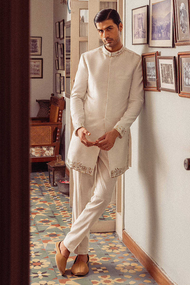 Pakistani Menswear | MNR-ASADULLAH by Libayah Ltd. - Designer Dress - Type: Menswear - Available at Libayah - 100% Original