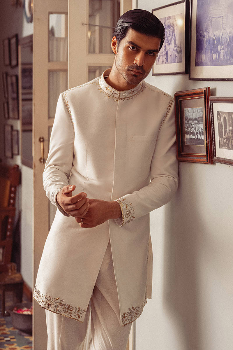 Pakistani Menswear | MNR-ASADULLAH by Libayah Ltd. - Designer Dress - Type: Menswear - Available at Libayah - 100% Original