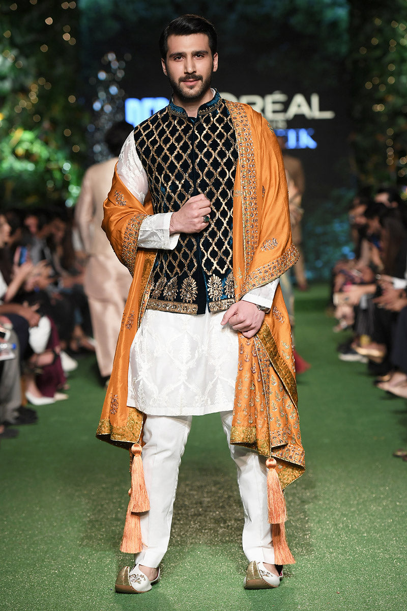 Pakistani Menswear | MNR-JAANBAAZ by Libayah Ltd. - Designer Dress - Type: Menswear - Available at Libayah - 100% Original