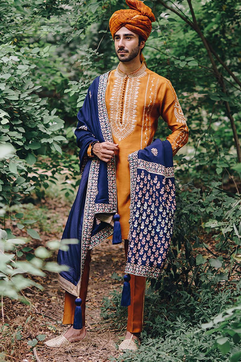 Pakistani Menswear | MNR-DILAWAR by Libayah Ltd. - Designer Dress - Type: Menswear - Available at Libayah - 100% Original